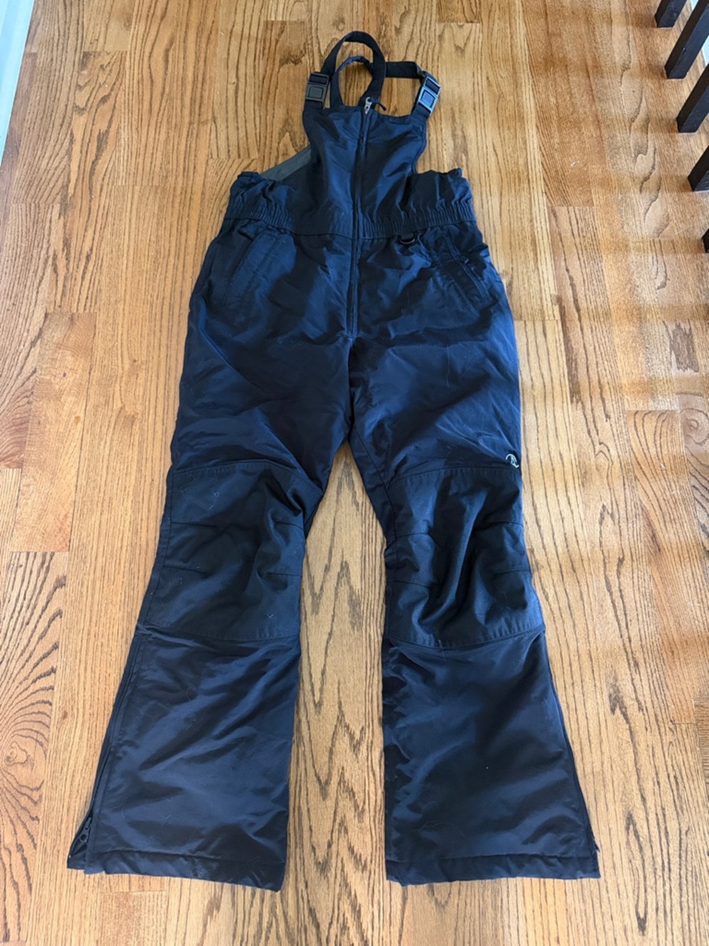 Lands' End Squall Black Youth Snow Bib